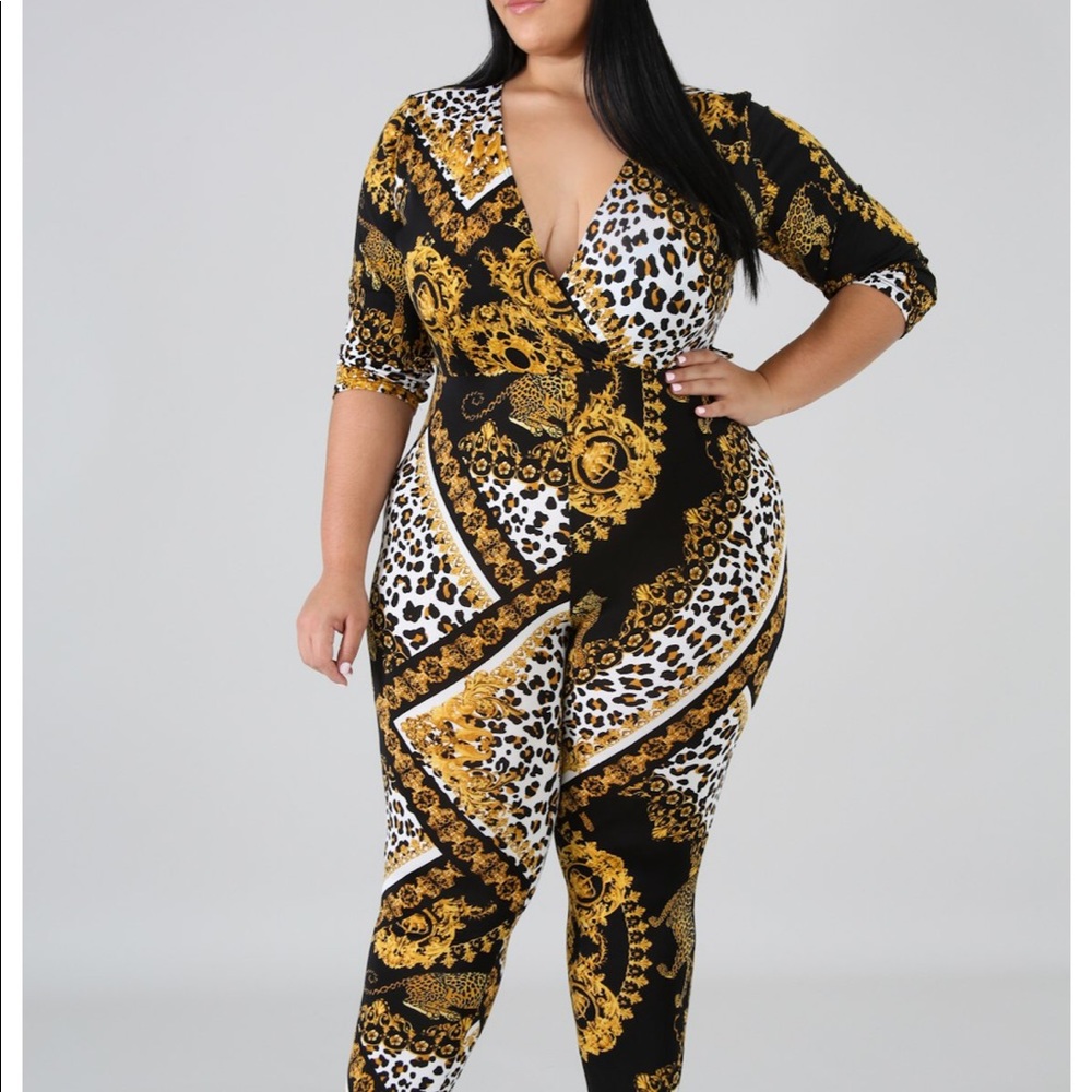 Maliciousness jumpsuit with belt or headband